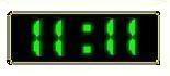 11:11 on a digital clock