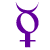 gliph symbol for the planet mercury