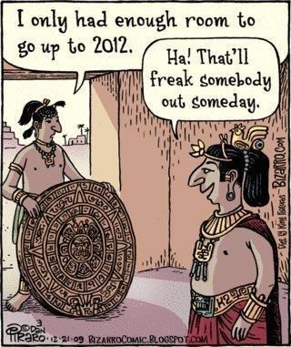 Mayan calendar 2012 funny cartoon comic