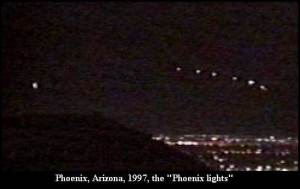 Pheonix Lights over Arizona