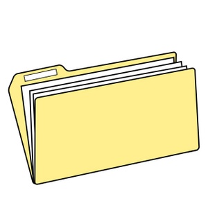 yellow folder files