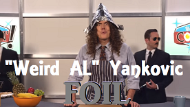 Weird al yankovic foil satire